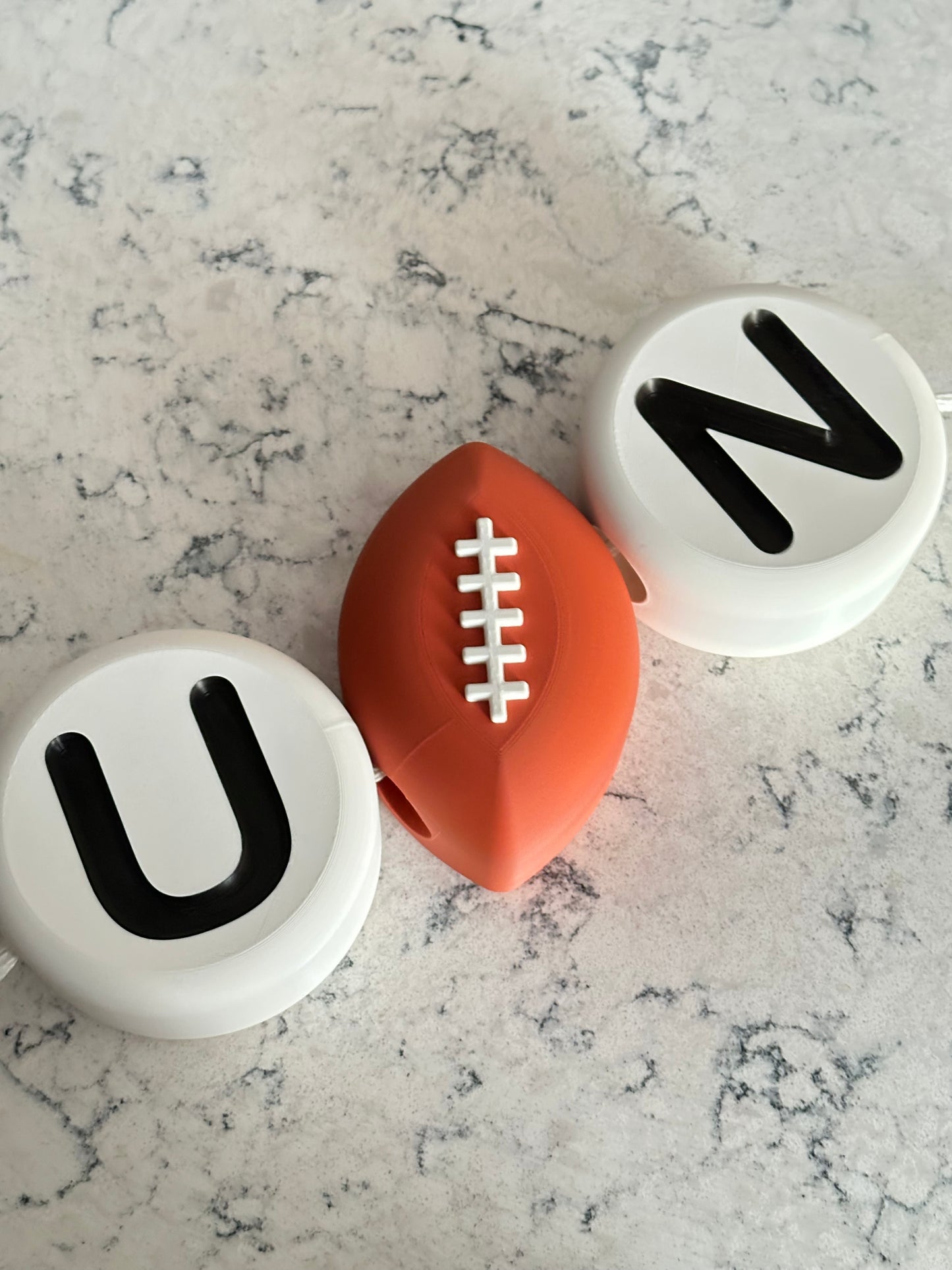 Giant Football Bead- Make Your Own Bead Party Garland