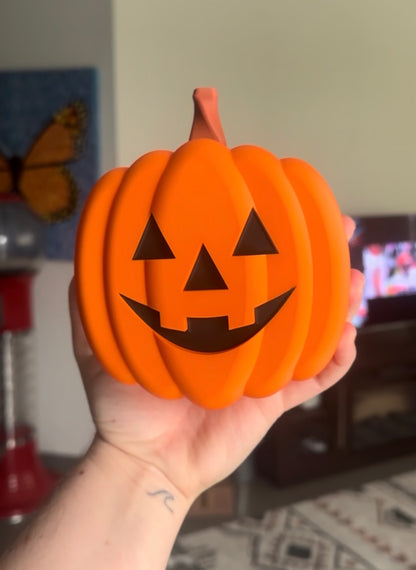 Oversized Jack-o’-Lantern Bead – Pumpkin Halloween Bracelet Bead