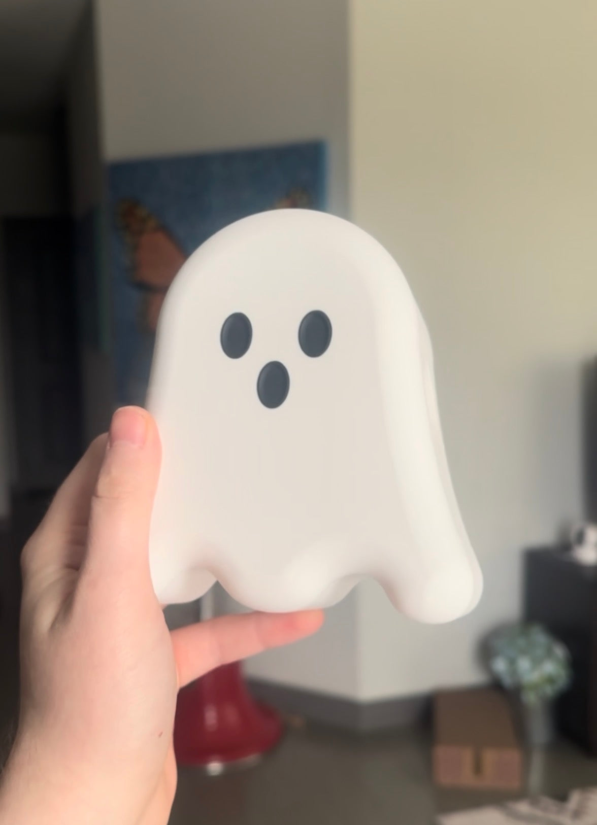 Oversized Ghost Bead – Halloween Friendship Bracelet Bead