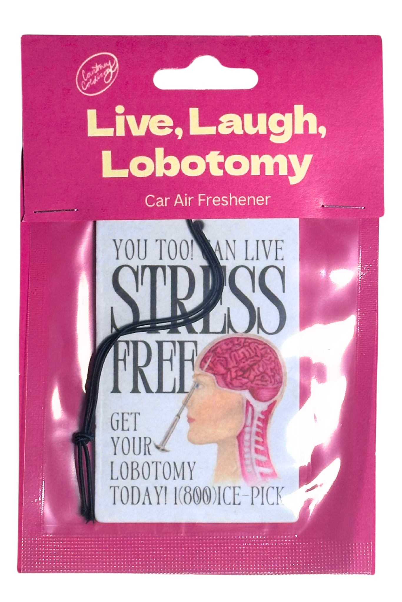 Lobotomy Car Air Freshener